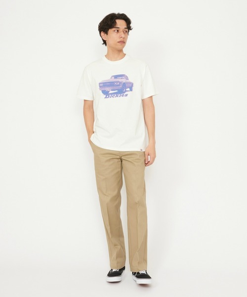 Dickies（ディッキーズ）の「Dickies/ディッキーズ グラフィックTシャツ　半袖(car)（Tシャツ/カットソー・メンズ・ヘザーグレー/ネイビー/ホワイト・MEDIUM/LARGE）」の6枚目の写真