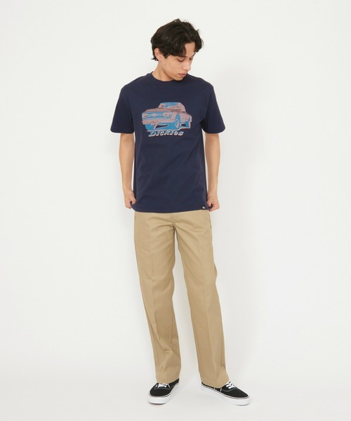 Dickies（ディッキーズ）の「Dickies/ディッキーズ グラフィックTシャツ　半袖(car)（Tシャツ/カットソー・メンズ・ヘザーグレー/ネイビー/ホワイト・MEDIUM/LARGE）」の15枚目の写真