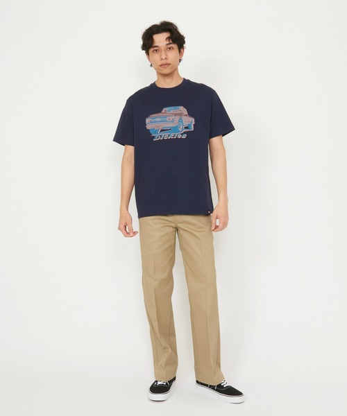 Dickies（ディッキーズ）の「Dickies/ディッキーズ グラフィックTシャツ　半袖(car)（Tシャツ/カットソー・メンズ・ヘザーグレー/ネイビー/ホワイト・MEDIUM/LARGE）」の14枚目の写真