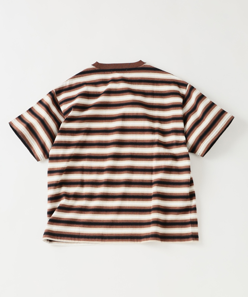 JOURNAL STANDARD relume(ジャーナルスタンダード レリューム)の「オンブレー ボーダー Tシャツ(Tシャツ/カットソー・メンズ・ブラック/グリーン/ブラウン・LARGE/MEDIUM)」の17枚目の写真