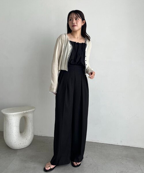 CAPRICIEUX LE'MAGE(カプリシューレマージュ)の「【オケージョンにも】ドットロンパース(つなぎ/オールインワン・レディース・ブラウン/ブラック・38/36)」の19枚目の写真
