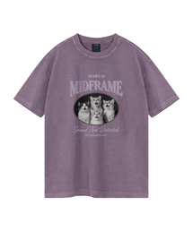 ミッドフレームキャット ピグメントオーバーサイズ半袖Tシャツ（クロップ含む）