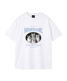 ミッドフレームキャット ピグメントオーバーサイズ半袖Tシャツ(クロップ含む)
