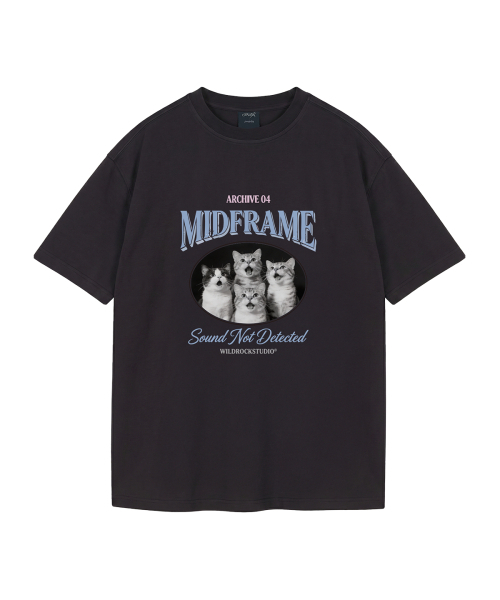 WILDROCK(ワイルドロック)の「ミッドフレームキャット ピグメントオーバーサイズ半袖Tシャツ(クロップ含む)(Tシャツ/カットソー・レディース・ブルー/カーキ/ライトグレー/ホワイト/ブラック/チャコール/ベビーピンク/ライトパープル・FREE/X-SMALL/SMALL/MEDIUM/LARGE)」の9枚目の写真