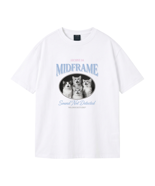 WILDROCK(ワイルドロック)の「ミッドフレームキャット ピグメントオーバーサイズ半袖Tシャツ(クロップ含む)(Tシャツ/カットソー・レディース・ブルー/カーキ/ライトグレー/ホワイト/ブラック/チャコール/ベビーピンク/ライトパープル・FREE/X-SMALL/SMALL/MEDIUM/LARGE)」の10枚目の写真
