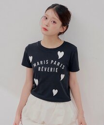ハートロゴプリントチビT