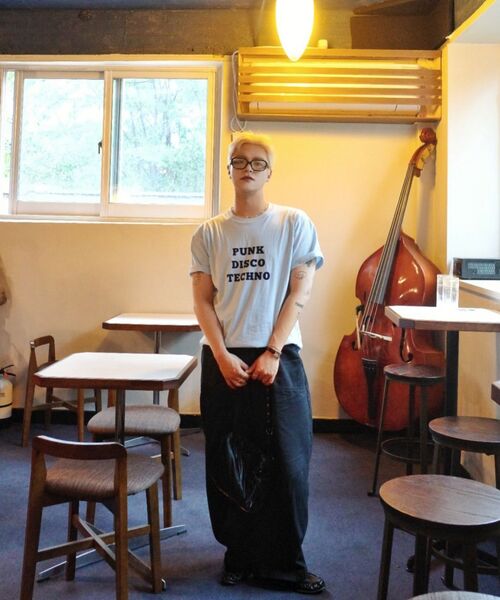 ROLLINGSTUDIOS（ローリングスタジオ）の「PUNK DISCO TECHNO T-SHIRT SKY BLUE（Tシャツ/カットソー・メンズ・その他・MEDIUM/LARGE/X-LARGE）」の3枚目の写真