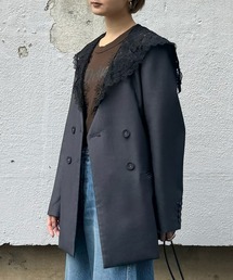 Ameri(�A����)��LACE SAILOR COLLAR JACKET(�e�[���[�h�W���P�b�g)