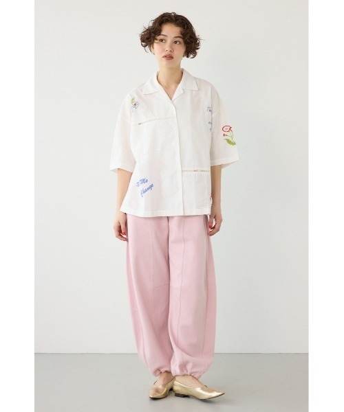 RODEO CROWNS WIDE BOWL(ロデオクラウンズワイドボウル)の「INDIA EMBROIDERY シャツ(シャツ/ブラウス・レディース・オフホワイト/ブラック・FREE)」の11枚目の写真