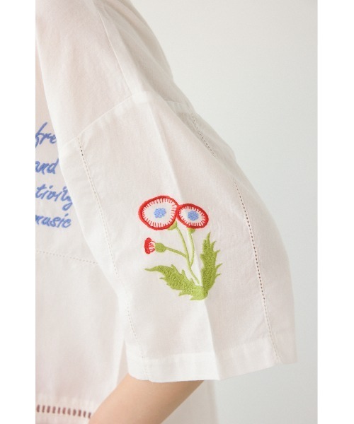 RODEO CROWNS WIDE BOWL(ロデオクラウンズワイドボウル)の「INDIA EMBROIDERY シャツ(シャツ/ブラウス・レディース・オフホワイト/ブラック・FREE)」の17枚目の写真