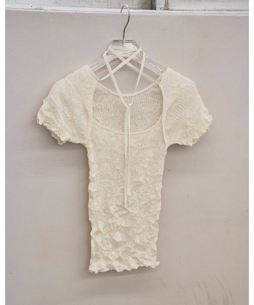 TODAYFUL(トゥデイフル)の「2way Sheer Knittops 12610524(ニット/セーター・メンズ・オフホワイト/ライトブルー/オリーブ・FREE)」の12枚目の写真