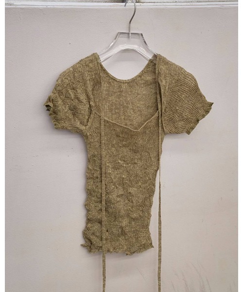 TODAYFUL(トゥデイフル)の「2way Sheer Knittops 12610524(ニット/セーター・メンズ・オフホワイト/ライトブルー/オリーブ・FREE)」の13枚目の写真