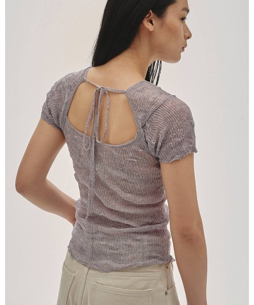 TODAYFUL(トゥデイフル)の「2way Sheer Knittops 12610524(ニット/セーター・メンズ・オフホワイト/ライトブルー/オリーブ・FREE)」の8枚目の写真