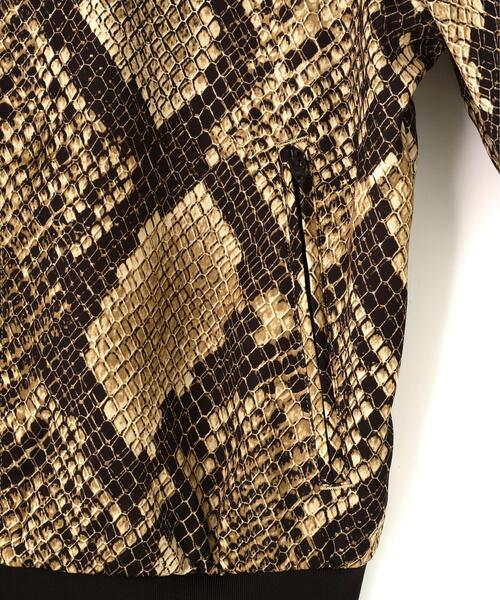 adidas(アディダス)の「adidas Originals/アディダス オリジナルス/SATIN SNAKE PRINT FIRE BIRD TRACK JACKET(ジャージ・レディース・ベージュ/ブラウン系その他3・L/XL/M)」の7枚目の写真