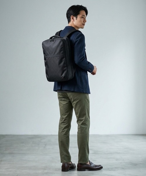 BACKYARD FAMILY(バックヤードファミリー)の「SML エスエムエル LAMINE 2WAY BUSINESS RUCKSACK K905003(バックパック/リュック・メンズ・ネイビー/ブラック・FREE)」の8枚目の写真