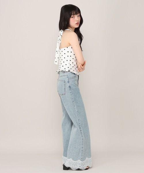 Heather(ヘザー)の「ホルターネックリボンキャミ 1046895(その他トップス・レディース・イエロー系その他/ブラック系その他/ホワイト系その他・FREE)」の9枚目の写真