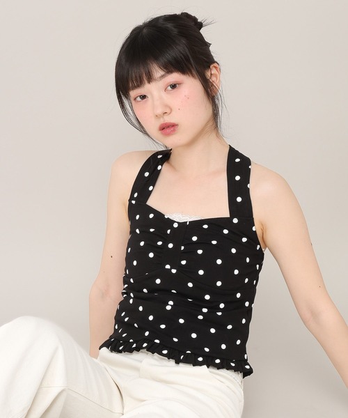 Heather(ヘザー)の「ホルターネックリボンキャミ 1046895(その他トップス・レディース・イエロー系その他/ブラック系その他/ホワイト系その他・FREE)」の10枚目の写真