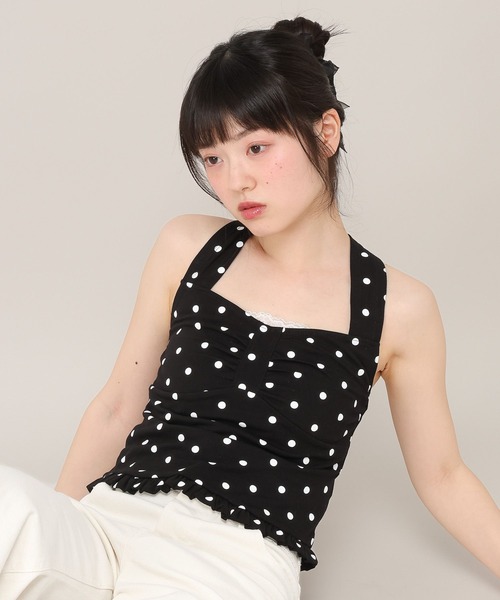 Heather(ヘザー)の「ホルターネックリボンキャミ 1046895(その他トップス・レディース・イエロー系その他/ブラック系その他/ホワイト系その他・FREE)」の11枚目の写真