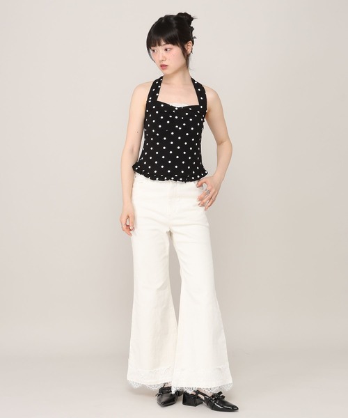 Heather(ヘザー)の「ホルターネックリボンキャミ 1046895(その他トップス・レディース・イエロー系その他/ブラック系その他/ホワイト系その他・FREE)」の14枚目の写真