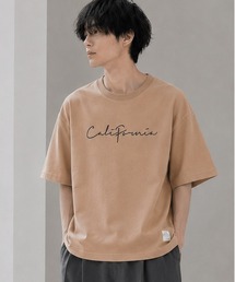 B.I.D. | 《Bd》刺繍ロゴ 天竺 半袖クルーネックTシャツ(Tシャツ/カットソー)