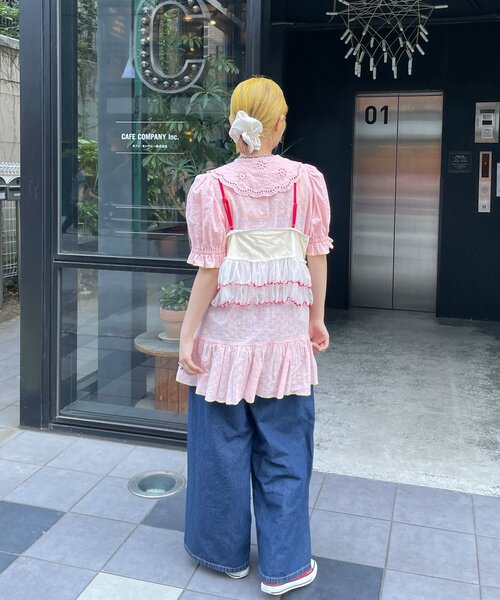 HELLO.SANFRANCISCO(ハローサンフランシスコ)の「【HELLO.SANFRANCISCO/ハローサンフランシスコ】カラフルペイントデニム(デニムパンツ・レディース・サックスブルー/ネイビー・MEDIUM/SMALL)」の10枚目の写真