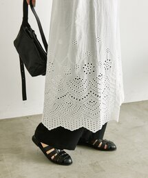 カットワーク刺しゅうワンピース【SUM1 STYLE】