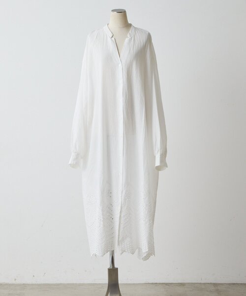 ear PAPILLONNER（イアパピヨネ）の「カットワーク刺しゅうワンピース【SUM1 STYLE】（ワンピース・レディース・ホワイト/レッド・FREE）」の10枚目の写真