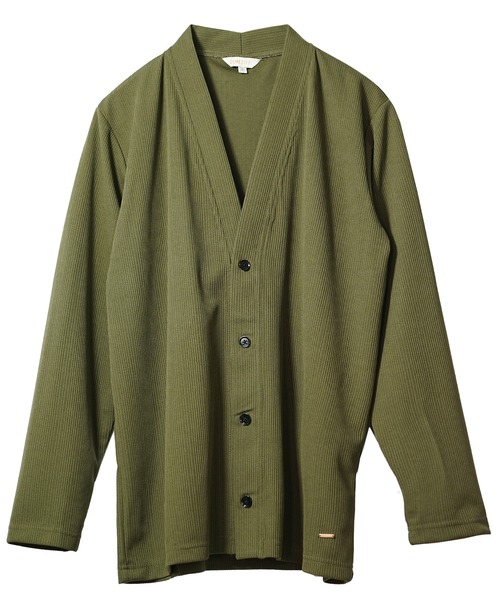 SOMEDIFF(サムディフ)の「【SOMEDIFF】シアーサマーカーディガン メンズ トップス 夏服(カーディガン/ボレロ・メンズ・ブラック/グレイッシュベージュ/オリーブ・XL/L/M/S)」の4枚目の写真