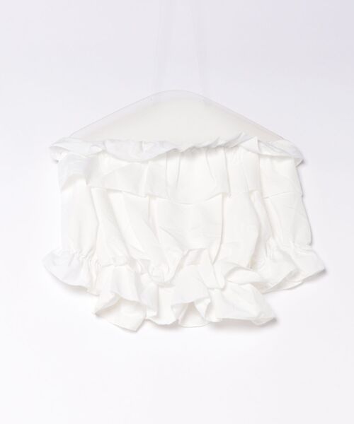 Ritzy(リッツィー)の「ショート丈・オフショルダーブラウス(シャツ/ブラウス・レディース・ホワイト/ブラック・MEDIUM/LARGE)」の10枚目の写真