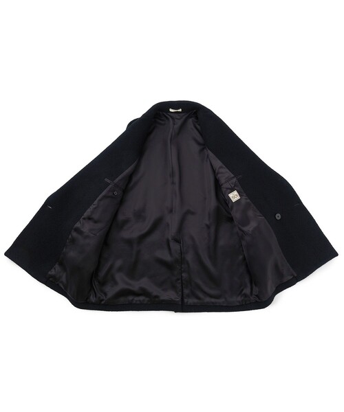 MEN'S BIGI(メンズビギ)の「【BASED ON MEN'S BIGI HERITAGE】ブラックヘリンボーン コテージコート(チェスターコート・メンズ・ブラック・03/02)」の15枚目の写真