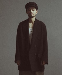 【BASED ON MEN'S BIGI HERITAGE】ブラックヘリンボーン コテージコート