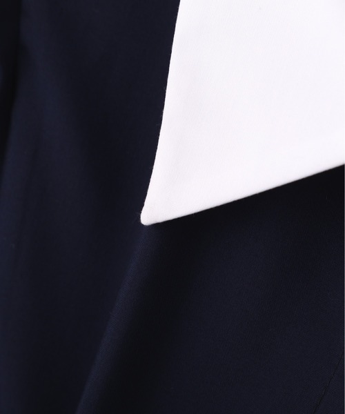 JILL by JILL STUART(ジルバイジルスチュアート)の「袖バルーンシャツワンピース(ワンピース・レディース・ブラック系その他/ブルー系その他/ネイビー・FREE)」の18枚目の写真