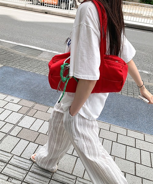Doula Doula(ドゥーラドゥーラ)の「ストライプワイドイージーパンツ(その他パンツ・レディース・グレー/キャメル/ライトブルー/オフホワイト/ブルー・FREE)」の21枚目の写真