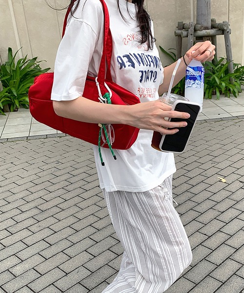 Doula Doula(ドゥーラドゥーラ)の「ストライプワイドイージーパンツ(その他パンツ・レディース・グレー/キャメル/ライトブルー/オフホワイト/ブルー・FREE)」の15枚目の写真