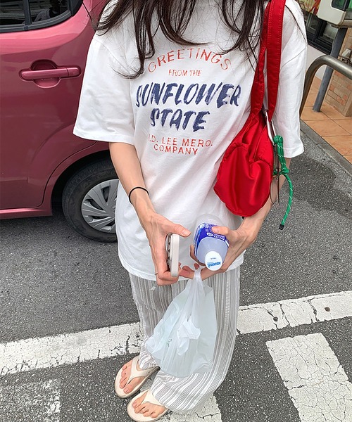 Doula Doula(ドゥーラドゥーラ)の「ストライプワイドイージーパンツ(その他パンツ・レディース・グレー/キャメル/ライトブルー/オフホワイト/ブルー・FREE)」の17枚目の写真