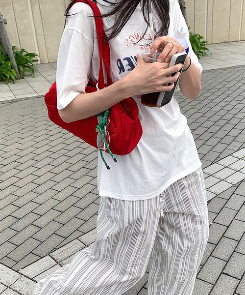 Doula Doula(ドゥーラドゥーラ)の「ストライプワイドイージーパンツ(その他パンツ・レディース・グレー/キャメル/ライトブルー/オフホワイト/ブルー・FREE)」の11枚目の写真