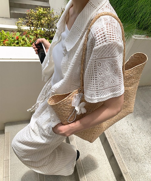Doula Doula(ドゥーラドゥーラ)の「ストライプワイドイージーパンツ(その他パンツ・レディース・グレー/キャメル/ライトブルー/オフホワイト/ブルー・FREE)」の10枚目の写真
