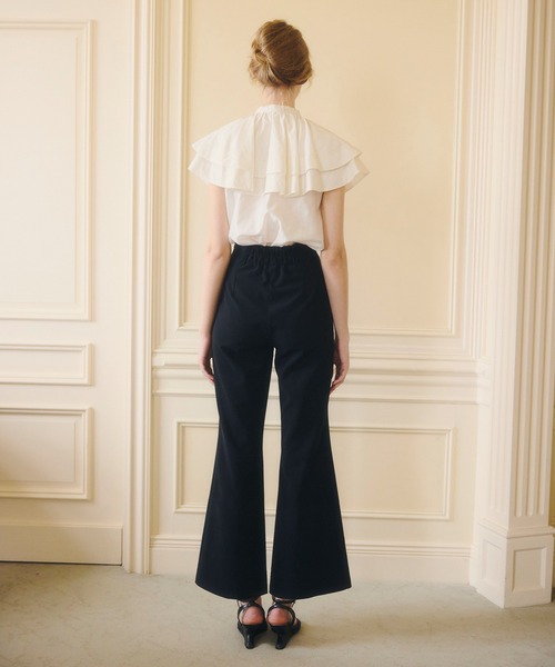 EIMY ISTOIRE(エイミーイストワール)の「E.M RIBBON CAPE BLOUSE(シャツ/ブラウス・レディース・ブラック/ピンクベージュ/ホワイト・F)」の17枚目の写真