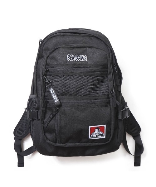 BEN DAVIS(ベンデイビス)の「BEN DAVIS ベンデイビス NEW MESH XL PACK BDW-8301(バックパック/リュック・メンズ・ブラック系その他/ブラック×ホワイト・FREE)」の1枚目の写真