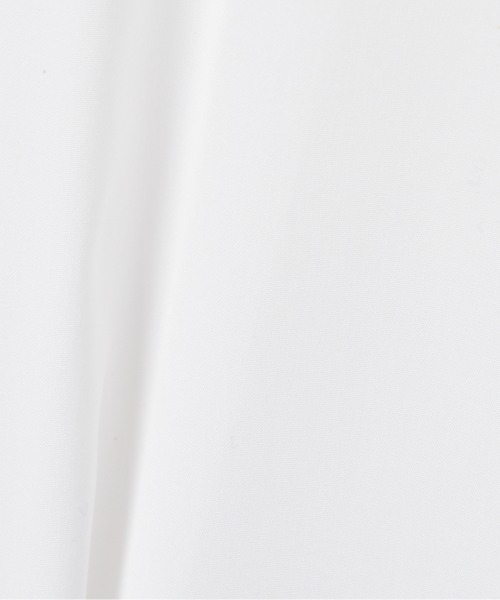 HELIOPOLE（エリオポール）の「WIDE OPEN COLLAR SHIRT / ワイドオープンカラー シャツ（シャツ/ブラウス・レディース・ホワイト/ネイビー・38）」の12枚目の写真