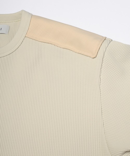 CULLNI(クルニ)の「Urban Waffle Command Henley Neck Pullover(Tシャツ/カットソー・メンズ・オフホワイト/ブルーグレー/ブラック/ネイビー・2/1)」の10枚目の写真