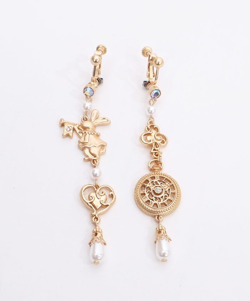 axes femme POETIQUE(アクシーズファムポエティック)の「ワンダーラビットイヤリング(イヤリング・レディース・ゴールド/アンティークゴールド・FREE)」の10枚目の写真