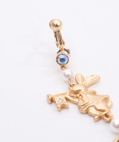axes femme POETIQUE(アクシーズファムポエティック)の「ワンダーラビットイヤリング(イヤリング・レディース・ゴールド/アンティークゴールド・FREE)」の14枚目の写真