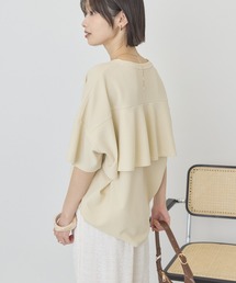 【WEB限定】バックフリル半袖プルオーバー