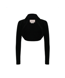 BALLERINA DRAPE CARDIGAN LIGHT BLACK