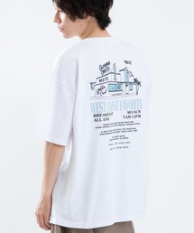SIDEWAY STANCE（サイドウェイスタンス）の「【SIDEWAY STANCE】ダイナープリント 半袖Tシャツ（Tシャツ/カットソー）」