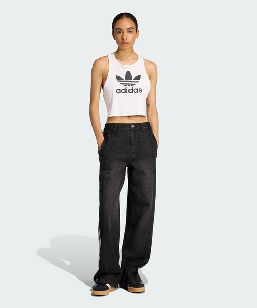 adidas(アディダス)の「アディダス オリジナルス アスレチック デプト デニム ファイヤーバード パンツ / アディダスオリジナルス adidas Originals(その他パンツ・レディース・ブラック・XX-LARGE/LARGE/SMALL/MEDIUM/X-LARGE/X-SMALL)」の3枚目の写真