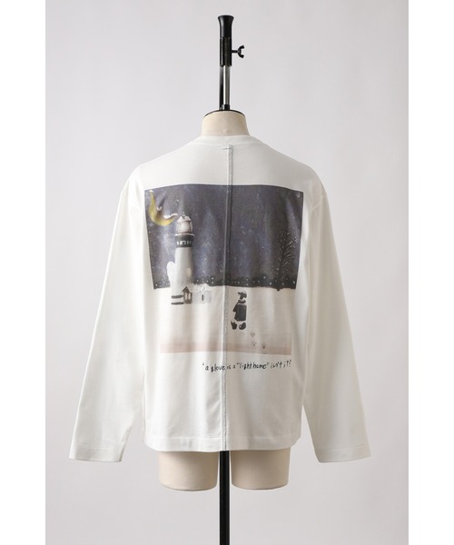 SHINYAKOZUKA(シンヤコヅカ)の「issue#9(L/S tee)(ISSUE#9)(その他トップス・メンズ・ホワイト系その他/ブラック・SMALL/X-SMALL/LARGE/MEDIUM)」の5枚目の写真
