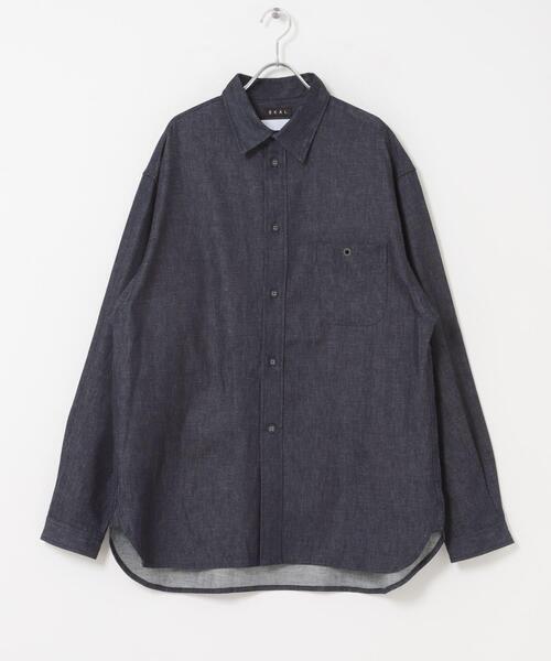 WHITE MOUNTAINEERING(ホワイトマウンテニアリング)の「『別注』White Mountaineering×EKAL MID GUSSET SLEEVE EYELET POCKET SHIRTS(シャツ/ブラウス・メンズ・ブルー・3/2)」の14枚目の写真