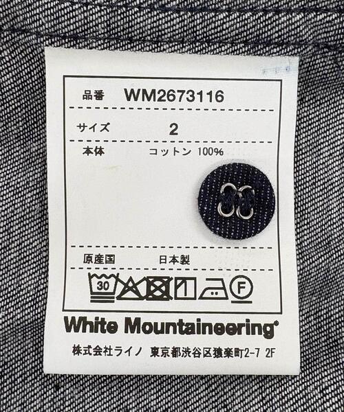 WHITE MOUNTAINEERING(ホワイトマウンテニアリング)の「『別注』White Mountaineering×EKAL MID GUSSET SLEEVE EYELET POCKET SHIRTS(シャツ/ブラウス・メンズ・ブルー・3/2)」の20枚目の写真